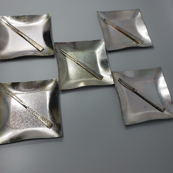 Vazuma Set Of 5 Appetizer Plates With Forks - Picture 8 of 13